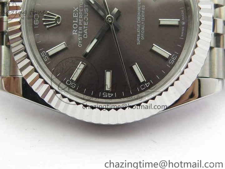 MiroTime 0207 DateJust 41mm 126334 SS BP Maker 1:1 Best Edition New Version Gray Dial on Jubilee Bracelet HighPerformance 3029